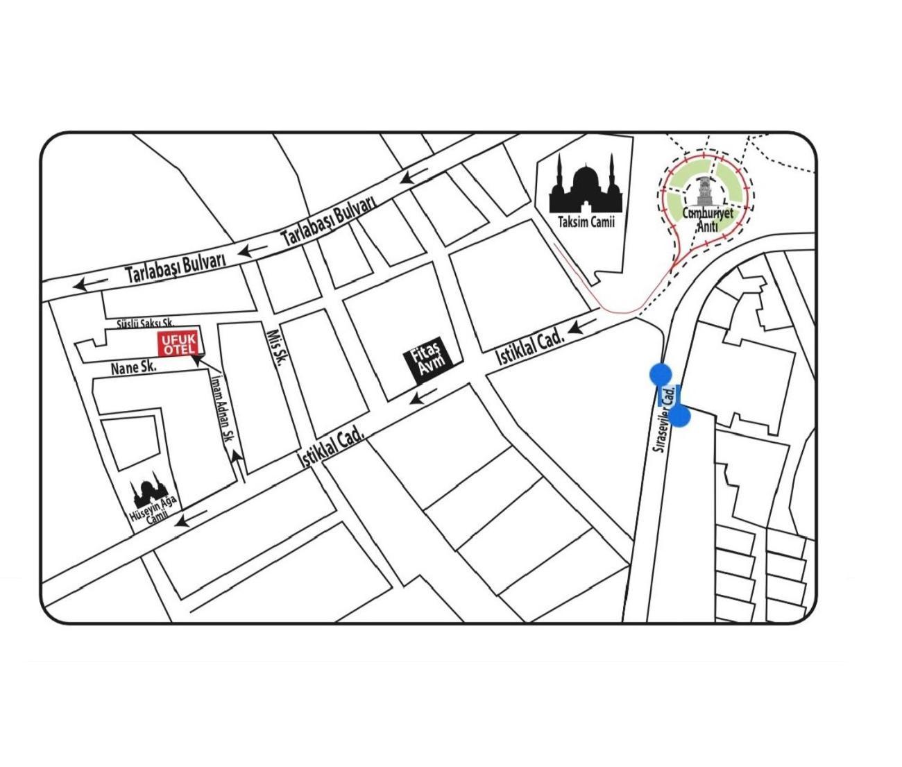 Ufuk Hotel Istanbul Eksteriør bilde